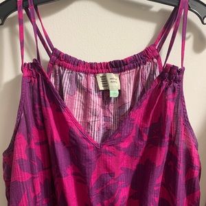 Floral Anthro Dress (Size L)